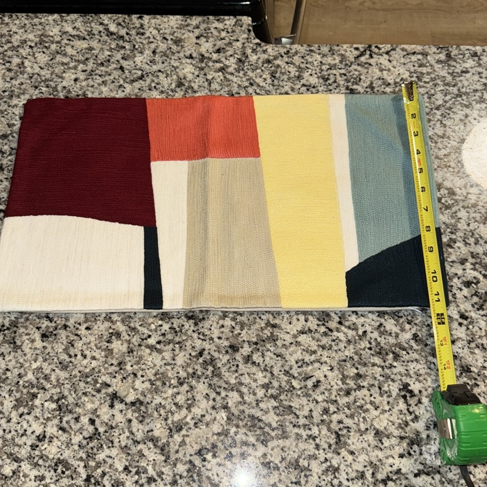 Williams Sonoma Geo pieces Pillow Case Sham New with tags